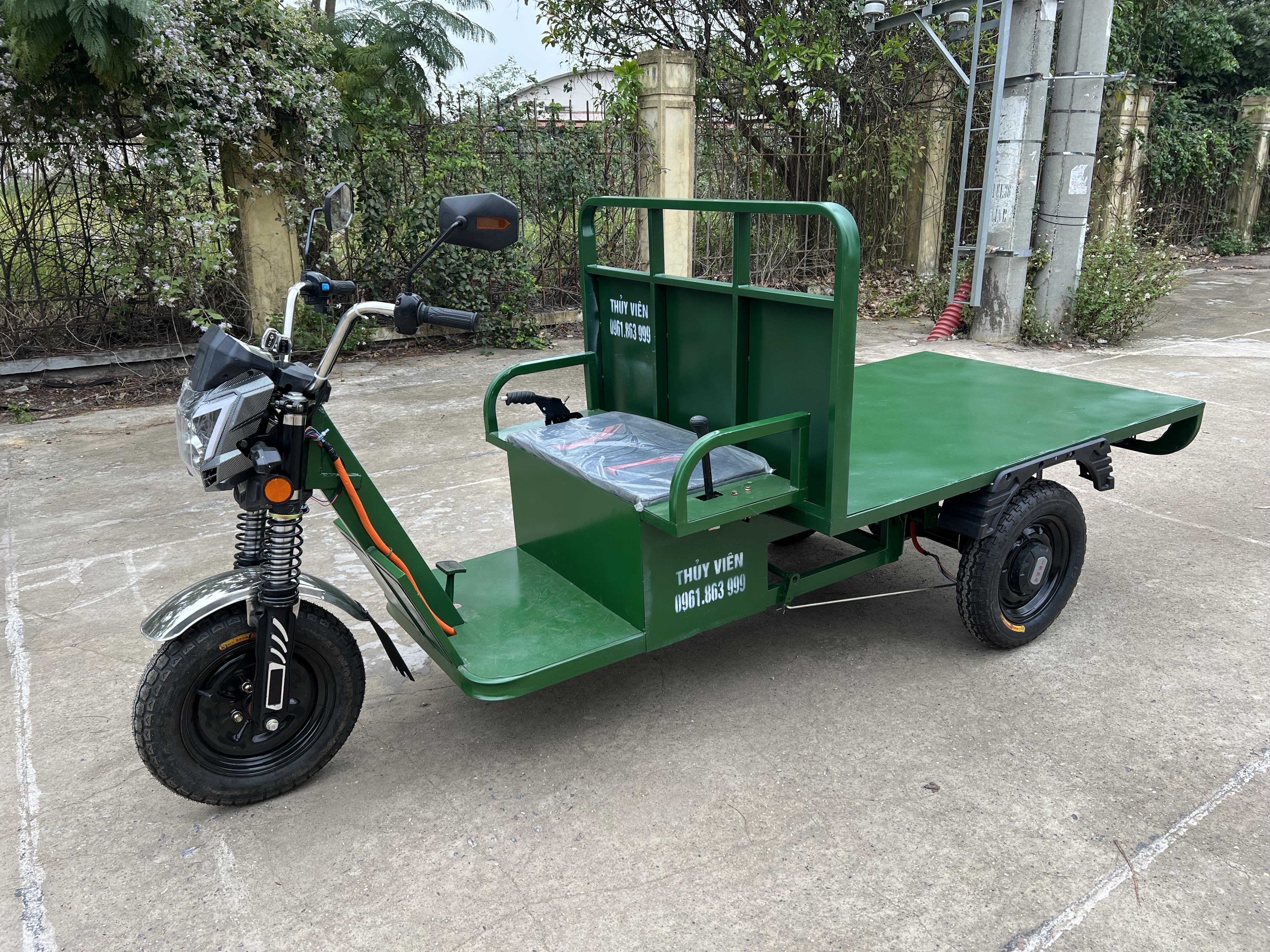 Xe điện chở hàng 700kg thùng phẳng 