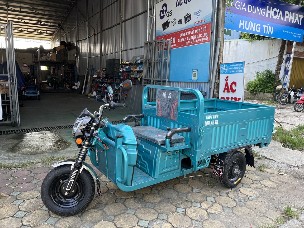 Xe điện chở hàng 700kg thùng lửng 