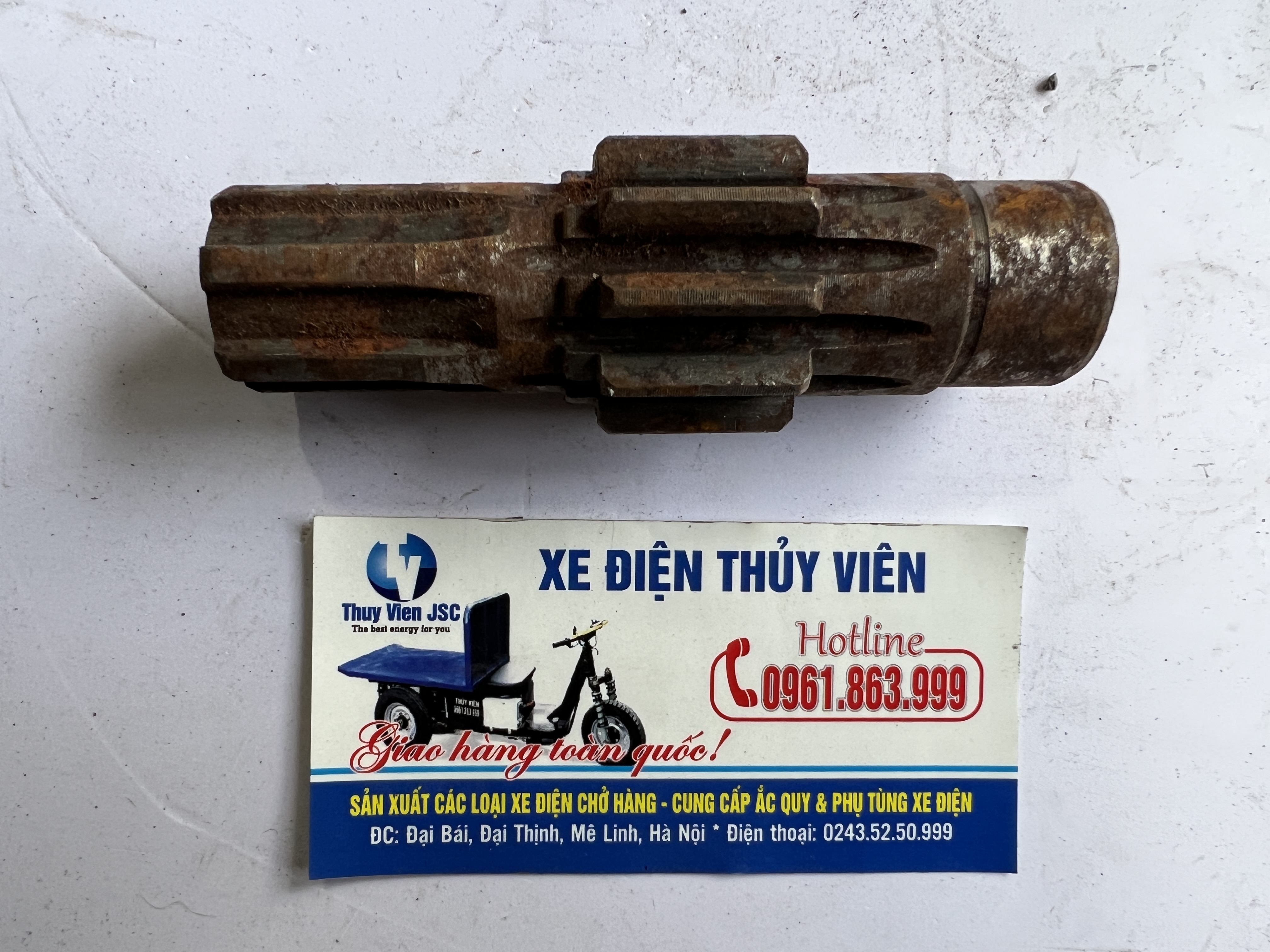 Trục cụt răng thẳng